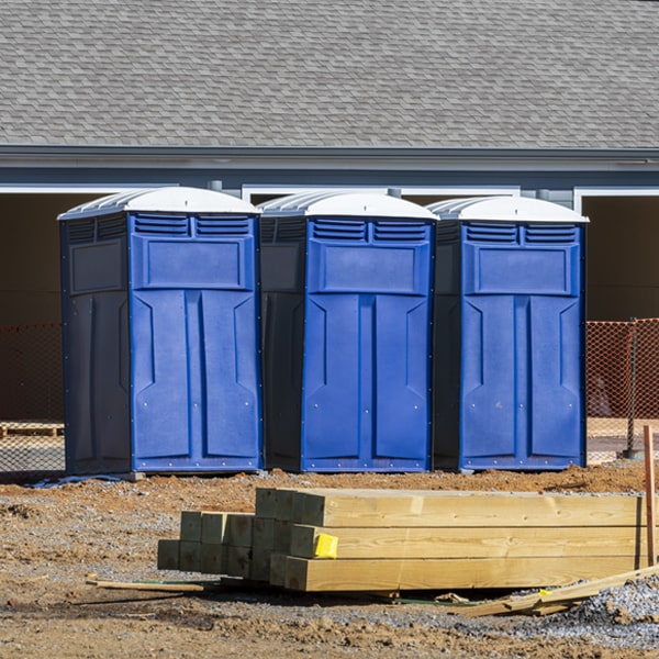 what is the expected delivery and pickup timeframe for the portable toilets in Louin MS